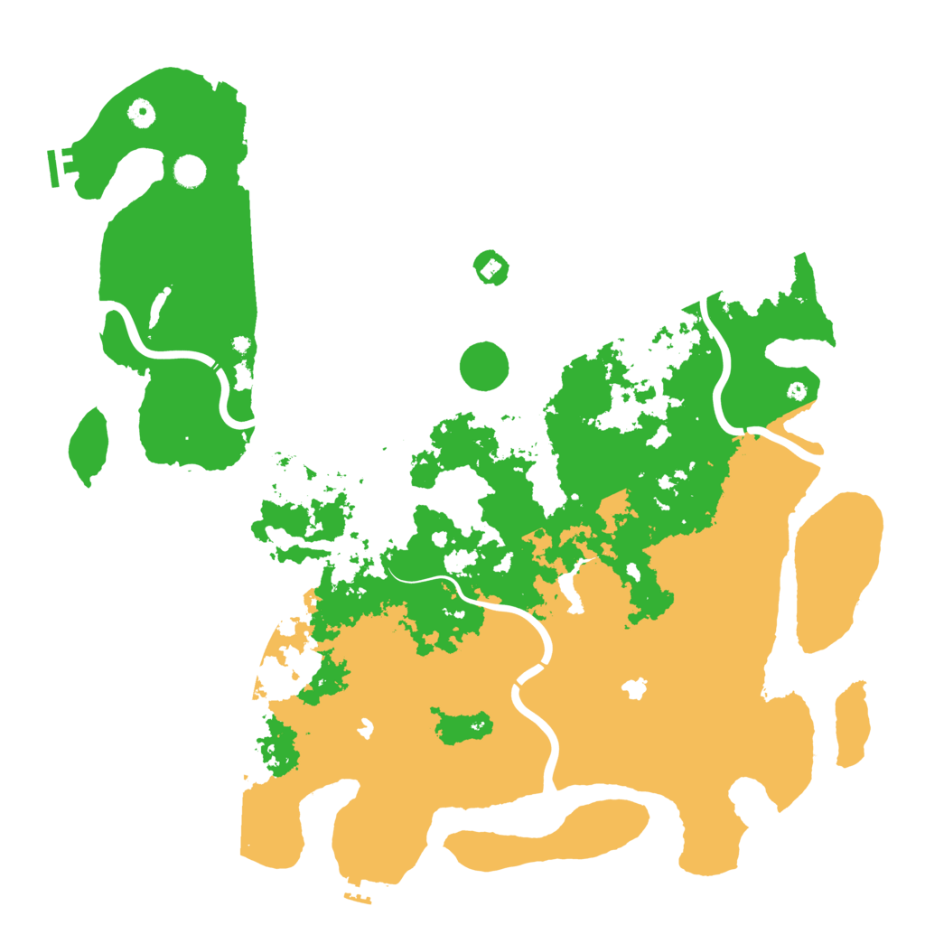 Biome Rust Map: Procedural Map, Size: 5000, Seed: 9461712