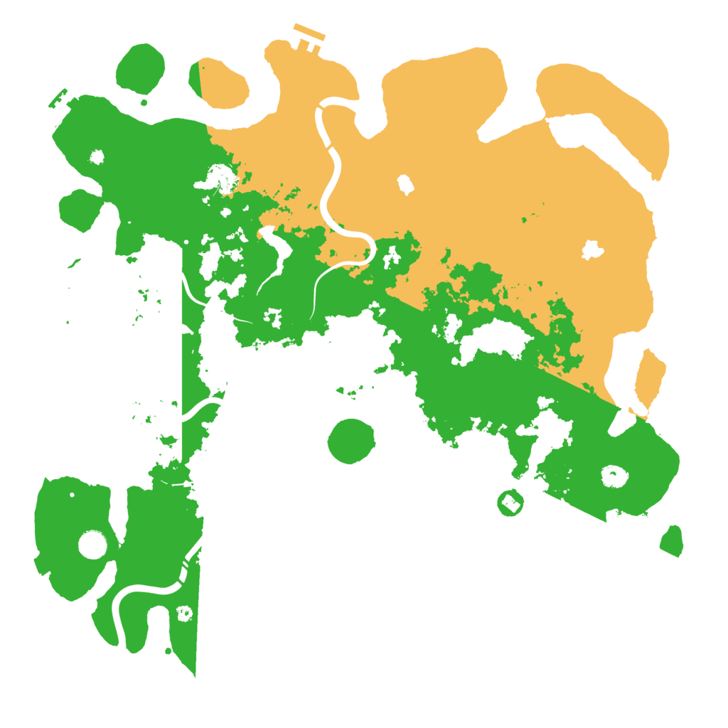 Biome Rust Map: Procedural Map, Size: 4500, Seed: 171221