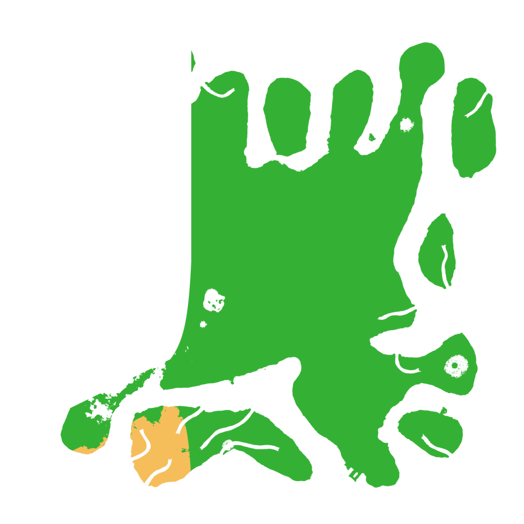 Biome Rust Map: Procedural Map, Size: 3550, Seed: 305677