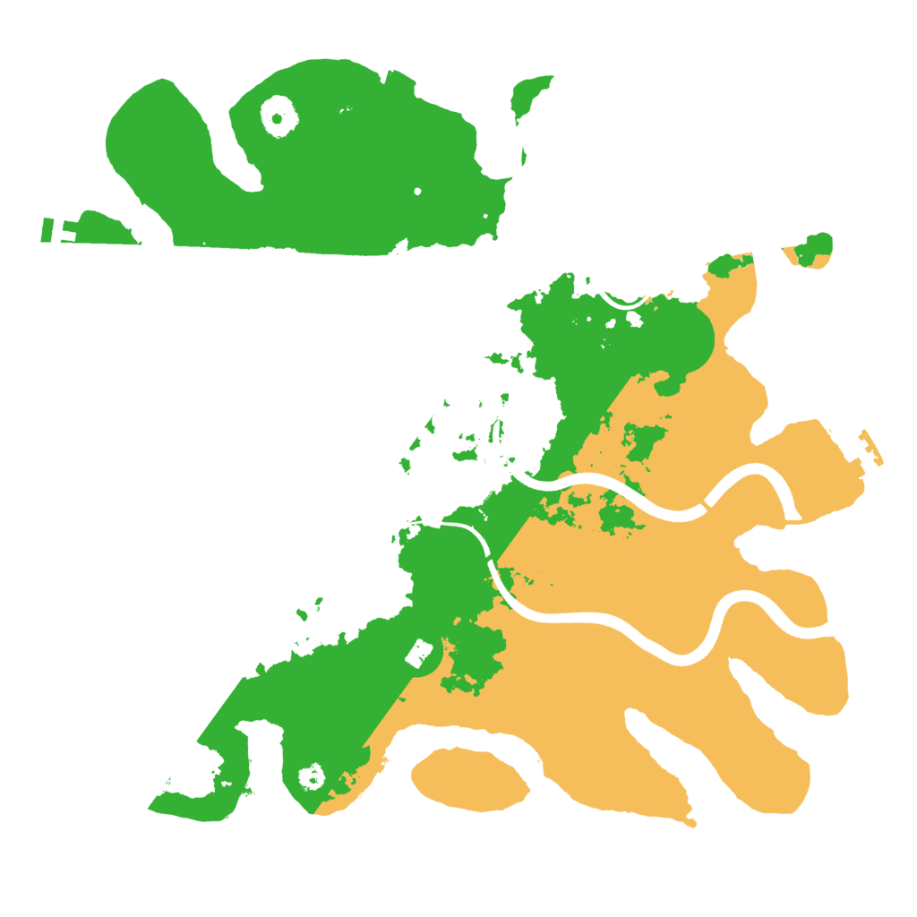 Biome Rust Map: Procedural Map, Size: 3550, Seed: 509788