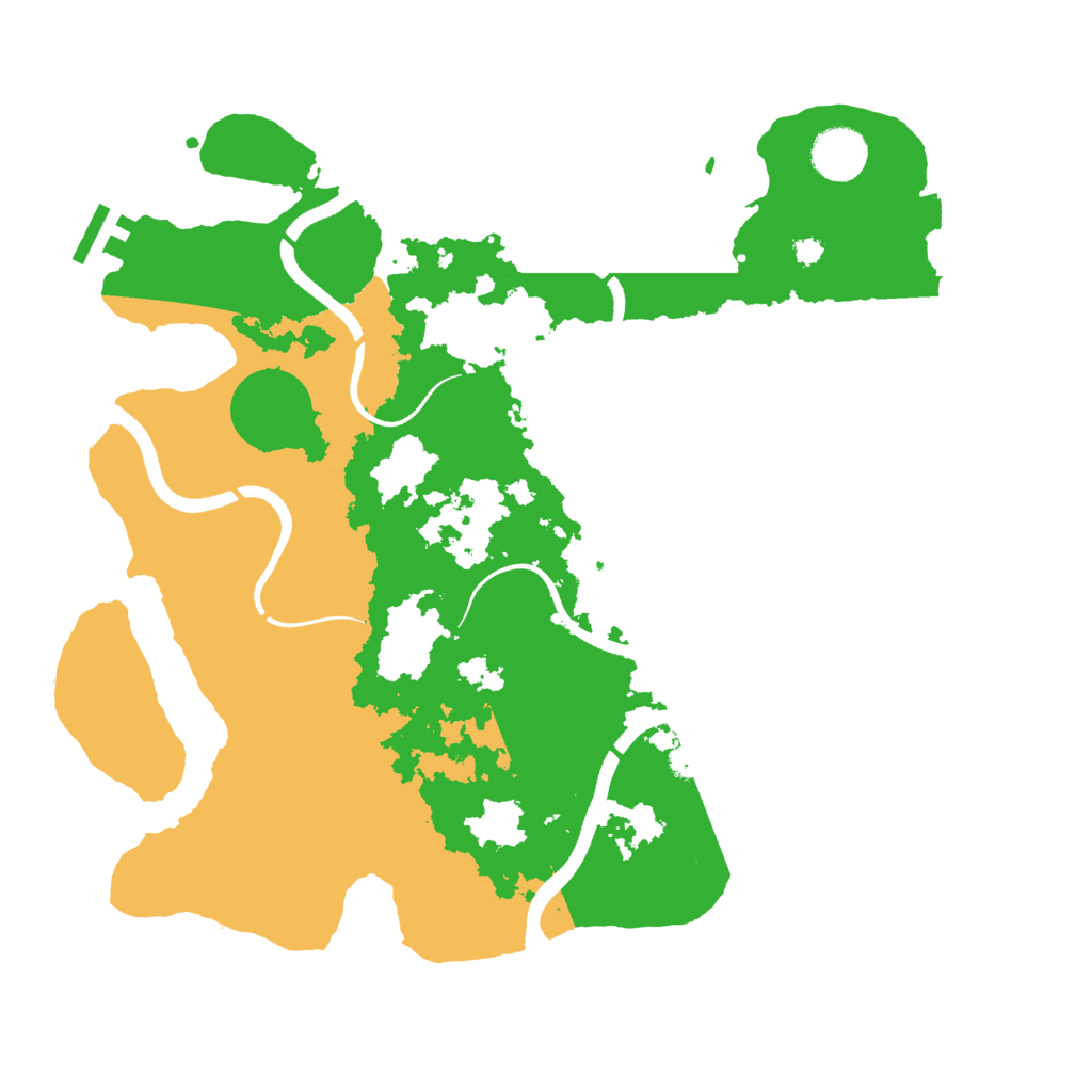 Biome Rust Map: Procedural Map, Size: 3550, Seed: 489432