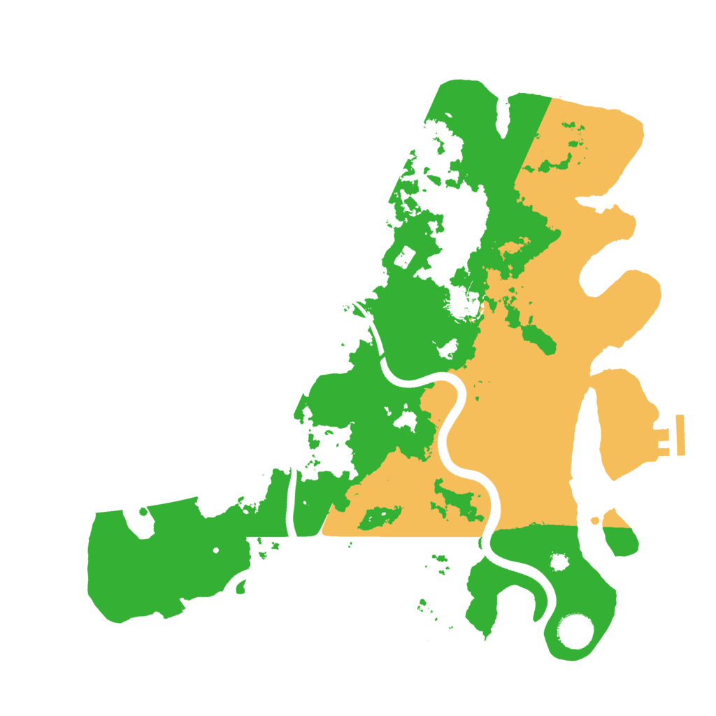 Biome Rust Map: Procedural Map, Size: 3550, Seed: 287520