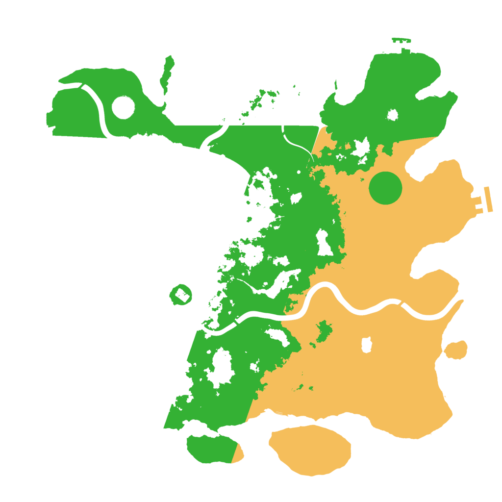 Biome Rust Map: Procedural Map, Size: 4000, Seed: 45628567