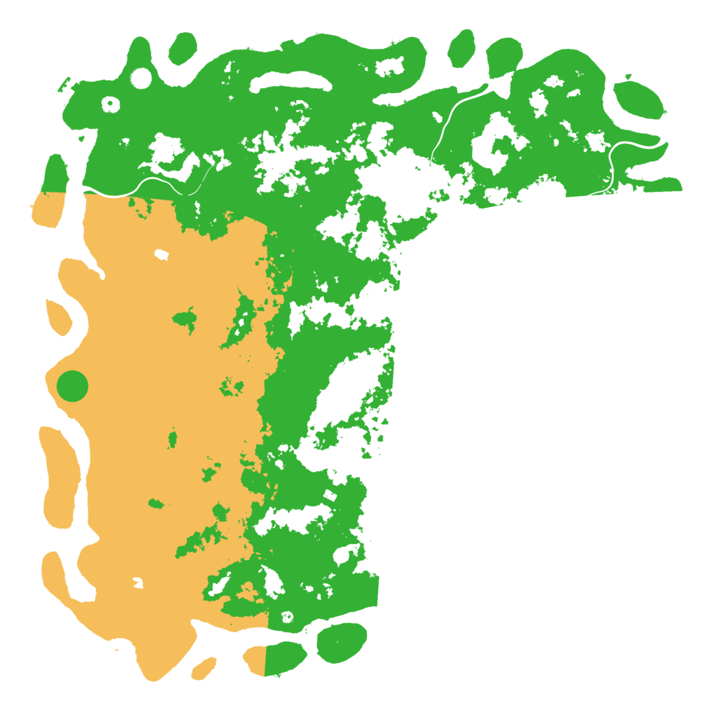 Biome Rust Map: Procedural Map, Size: 6000, Seed: 230701