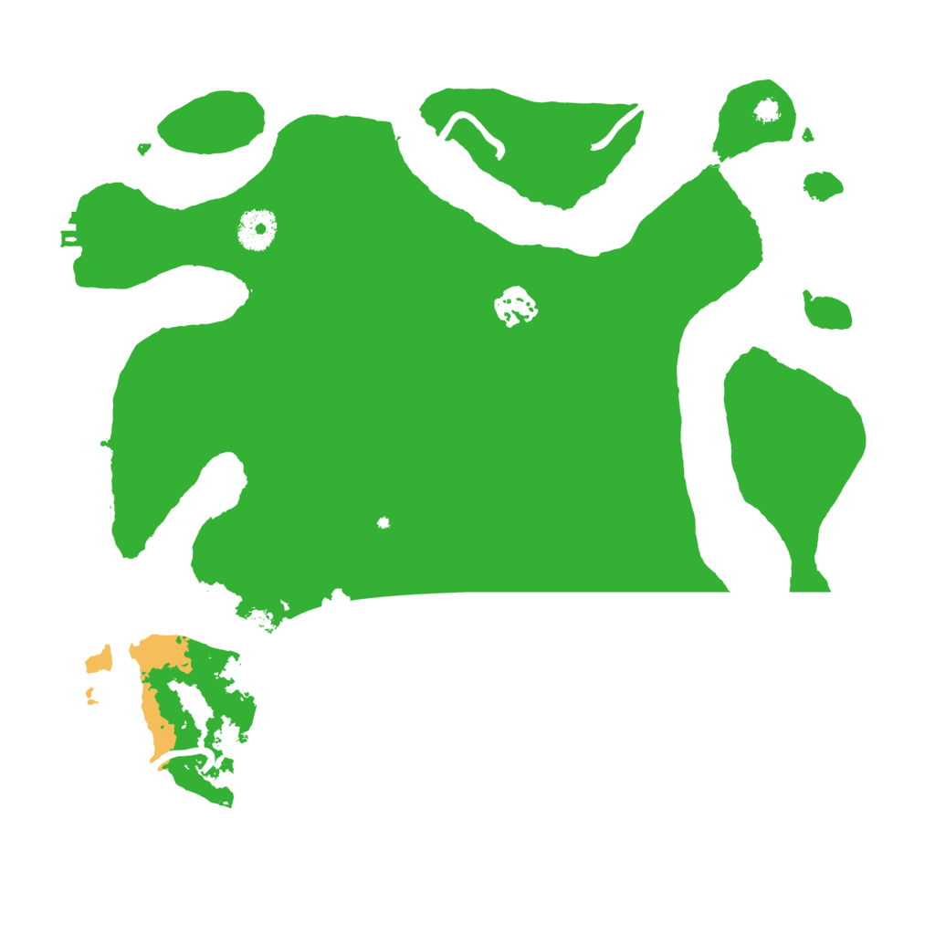 Biome Rust Map: Procedural Map, Size: 3500, Seed: 2025951818