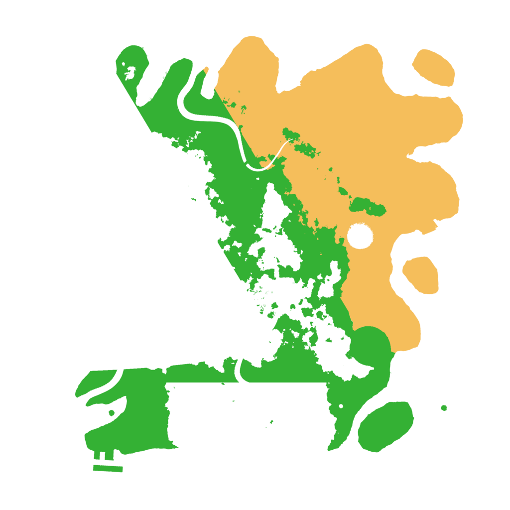 Biome Rust Map: Procedural Map, Size: 3500, Seed: 3020