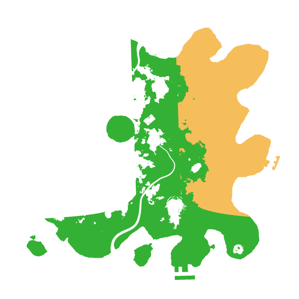 Biome Rust Map: Procedural Map, Size: 3000, Seed: 260180
