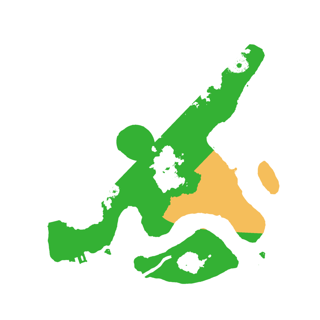 Biome Rust Map: Procedural Map, Size: 2500, Seed: 219304242