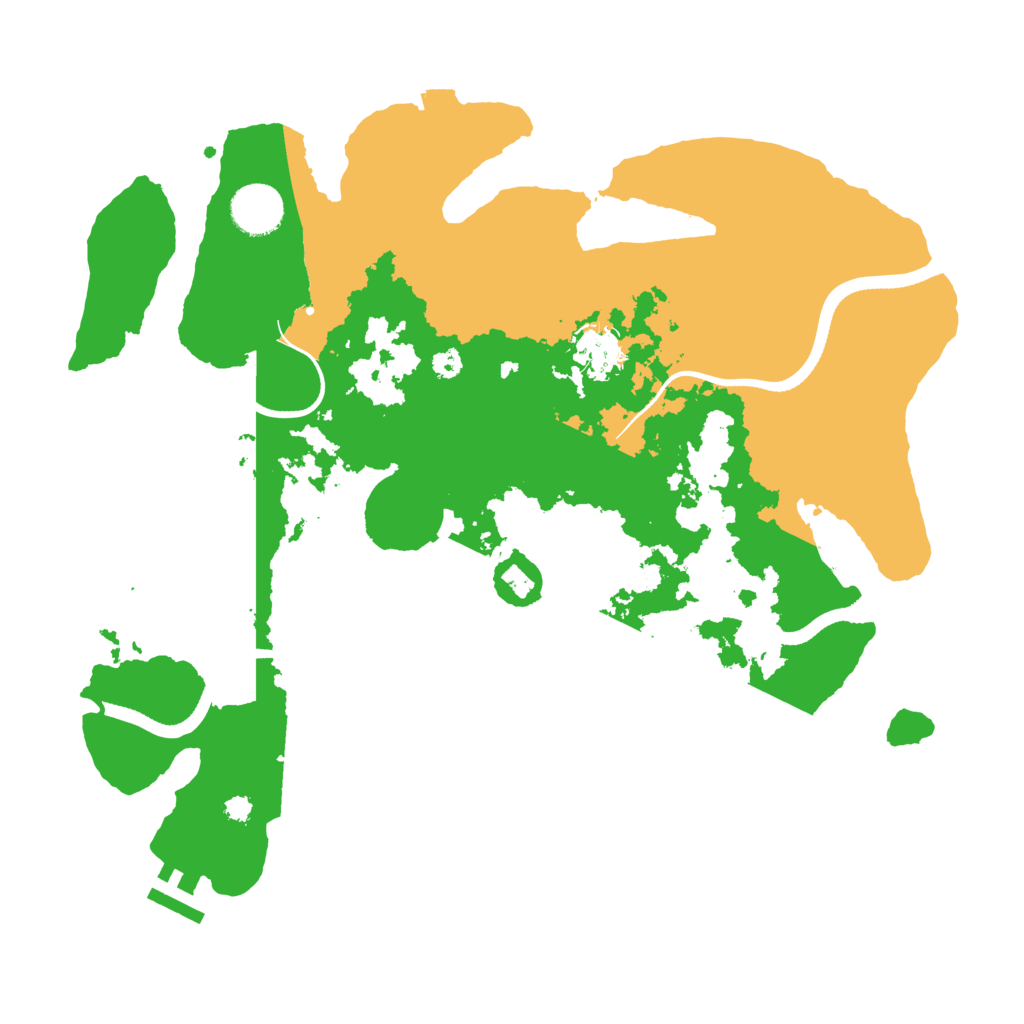 Biome Rust Map: Procedural Map, Size: 3500, Seed: 171221