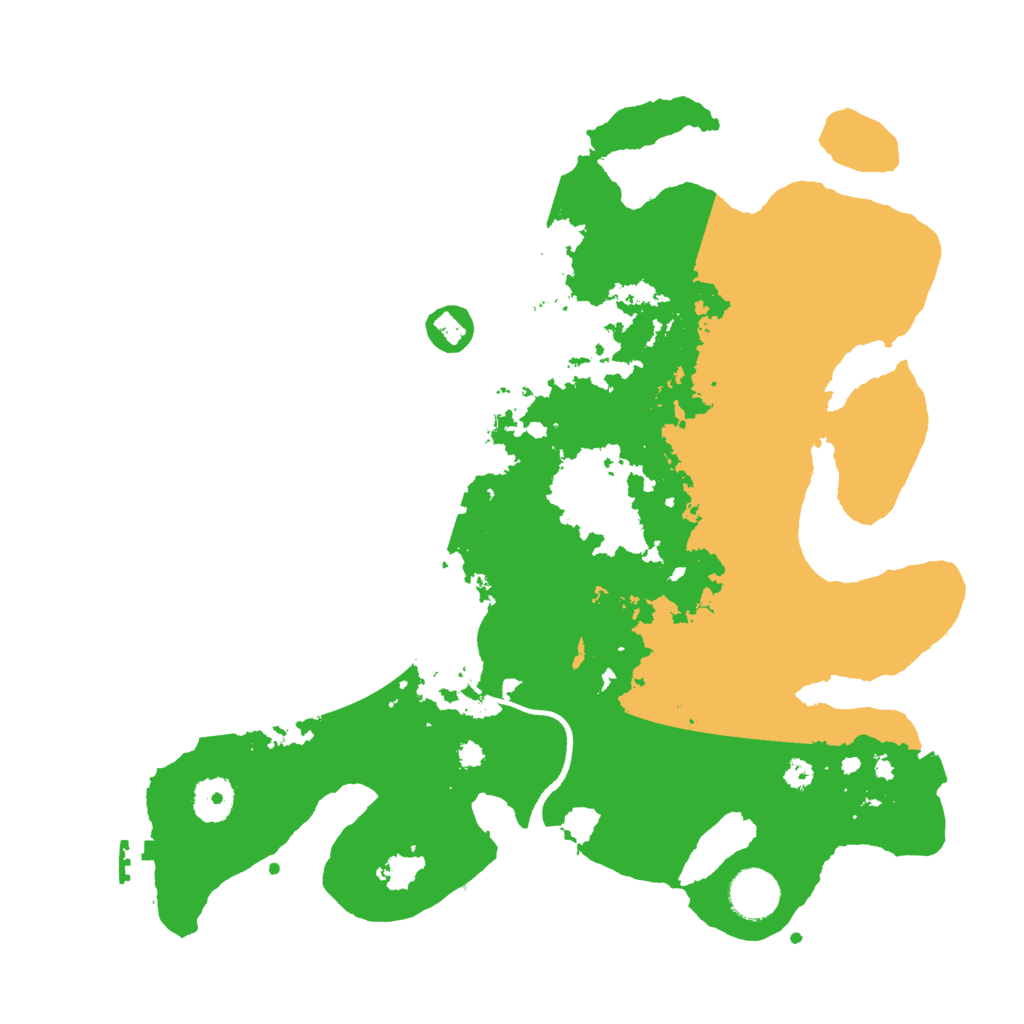 Biome Rust Map: Procedural Map, Size: 3550, Seed: 932517