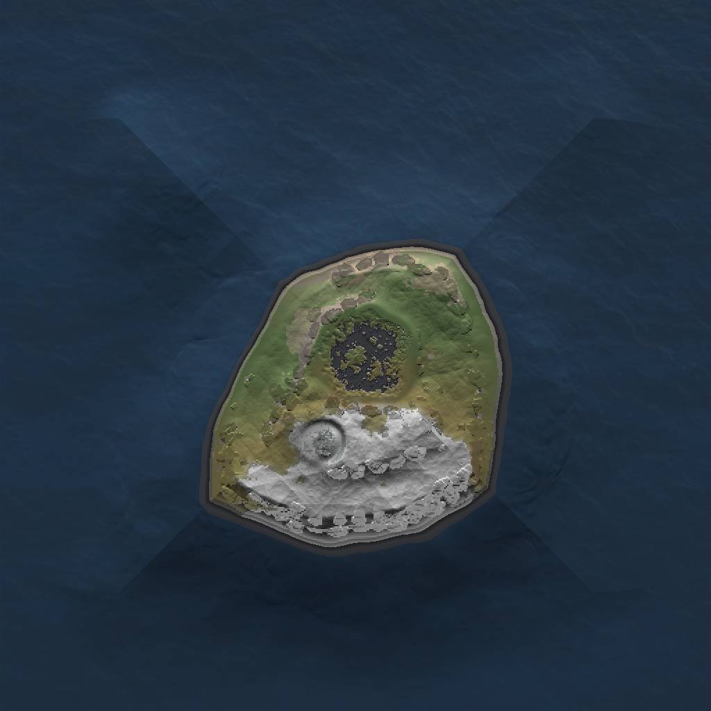 Rust Map: Procedural Map, Size: 1000, Seed: 928465, 3 Monuments