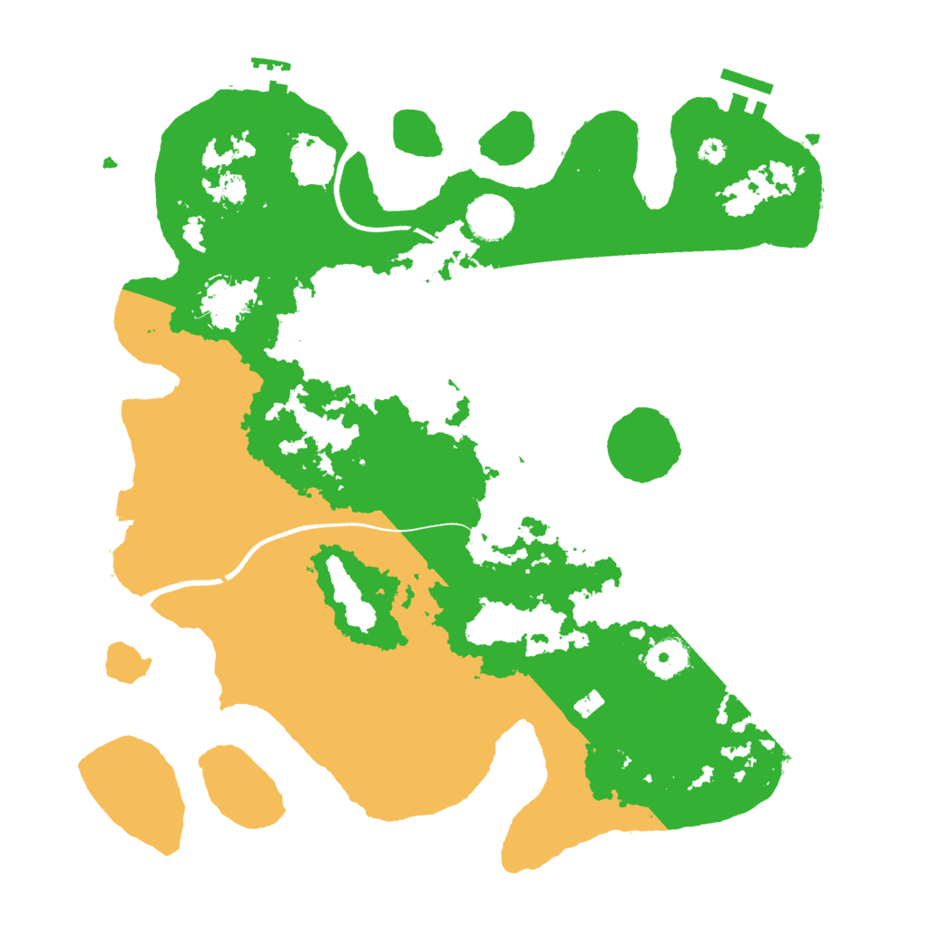 Biome Rust Map: Procedural Map, Size: 3550, Seed: 695800