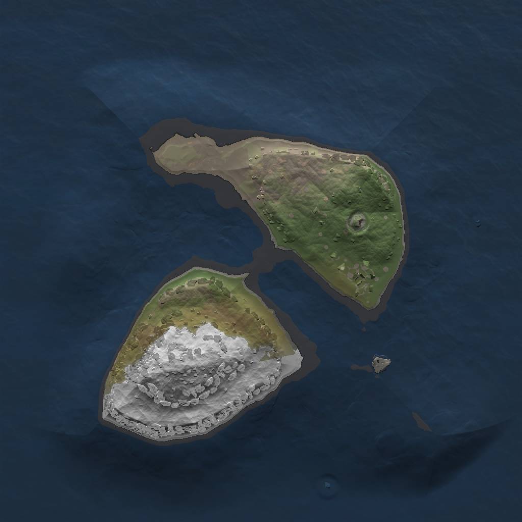 Rust Map: Procedural Map, Size: 1500, Seed: 928465, 4 Monuments