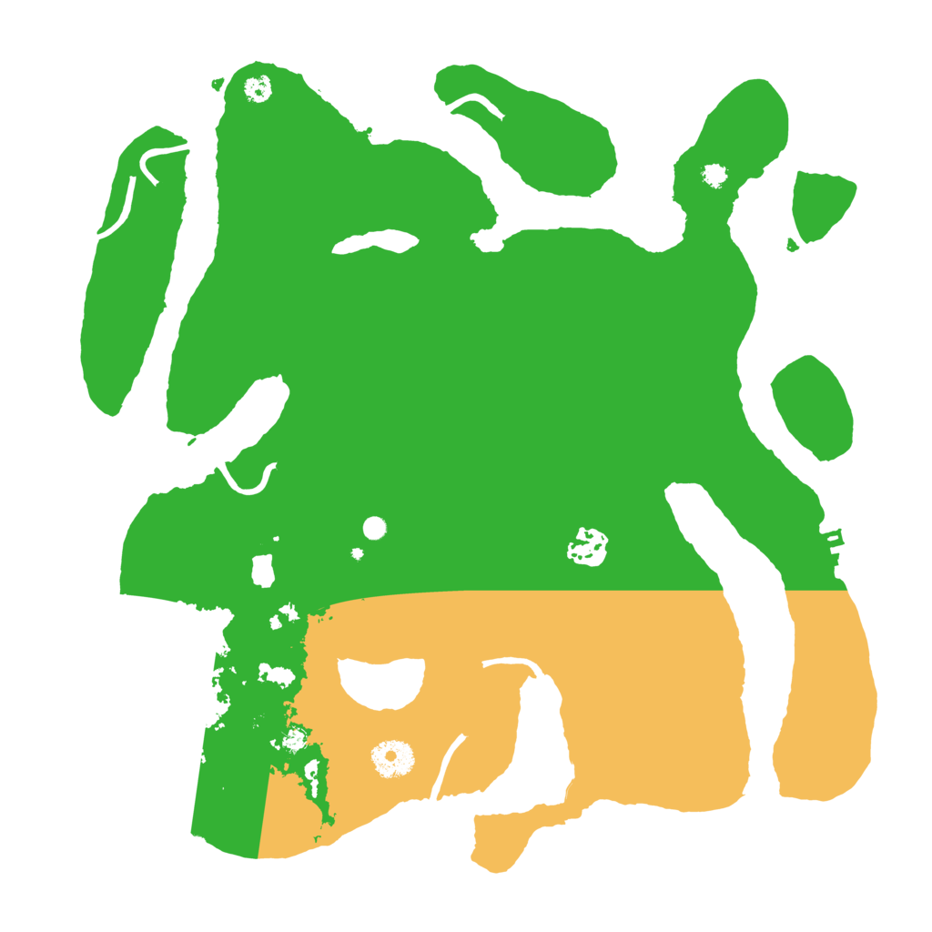 Biome Rust Map: Procedural Map, Size: 3500, Seed: 12618