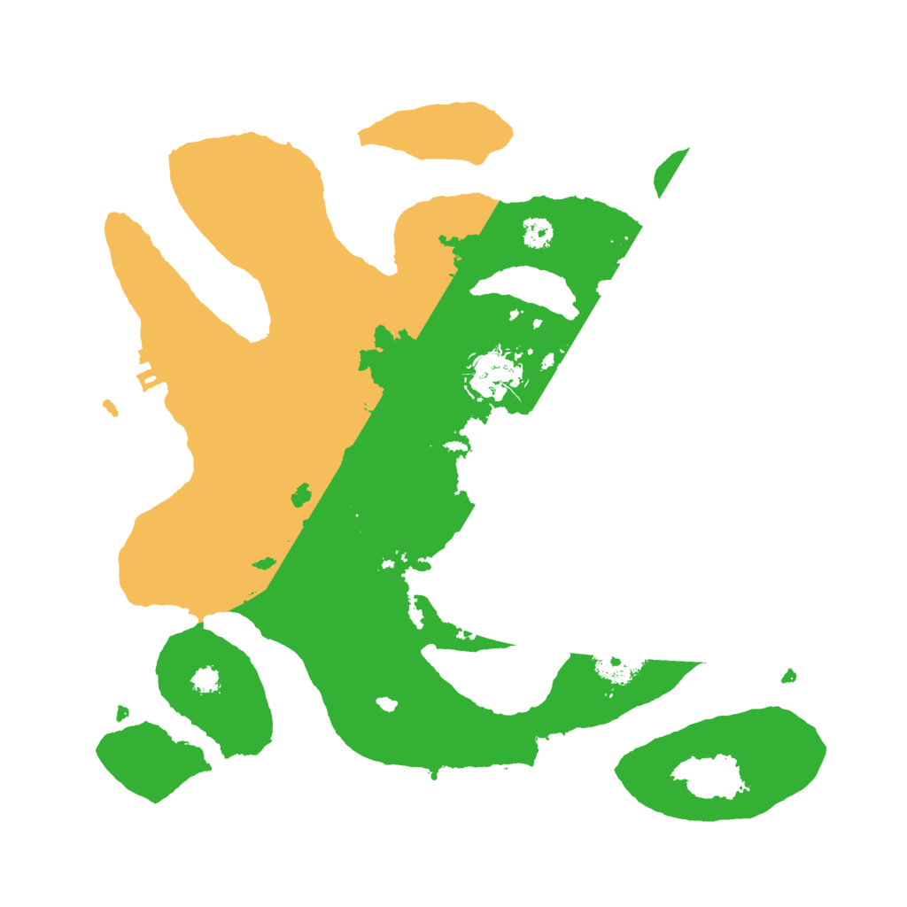 Biome Rust Map: Procedural Map, Size: 3000, Seed: 1324036606