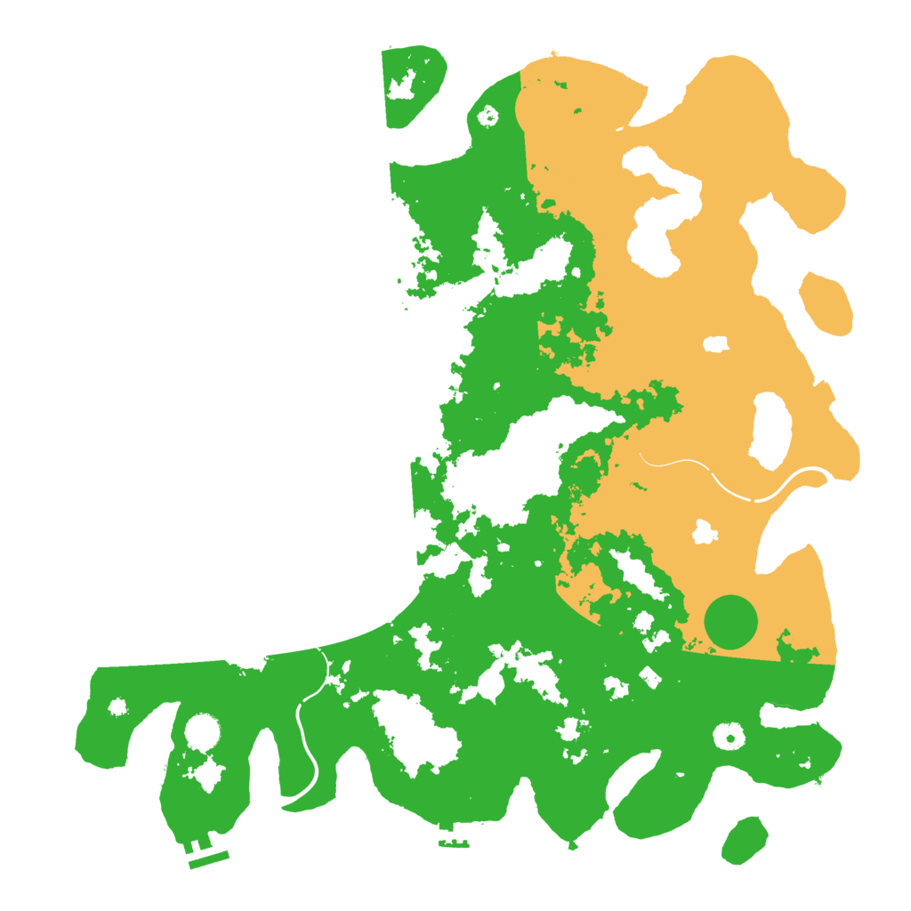 Biome Rust Map: Procedural Map, Size: 4500, Seed: 141712