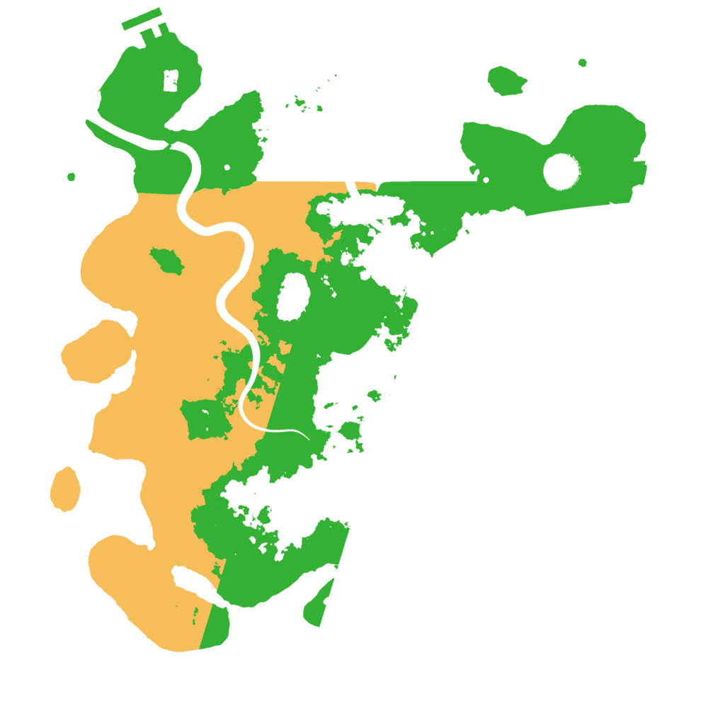 Biome Rust Map: Procedural Map, Size: 3550, Seed: 335517