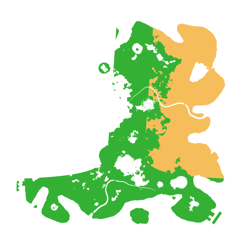 Biome Rust Map: Procedural Map, Size: 3550, Seed: 861301