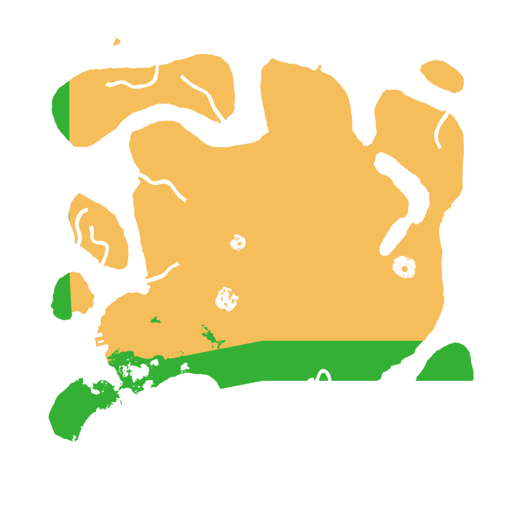 Biome Rust Map: Procedural Map, Size: 3500, Seed: 32990124