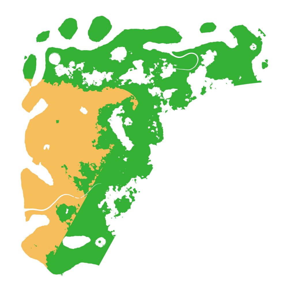 Biome Rust Map: Procedural Map, Size: 4500, Seed: 71712