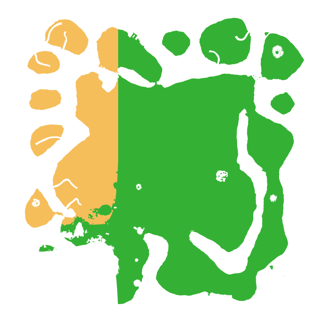 Biome Rust Map: Procedural Map, Size: 4100, Seed: 15412