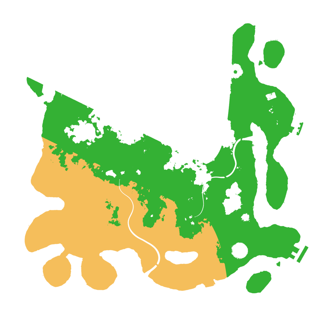 Biome Rust Map: Procedural Map, Size: 3550, Seed: 562484