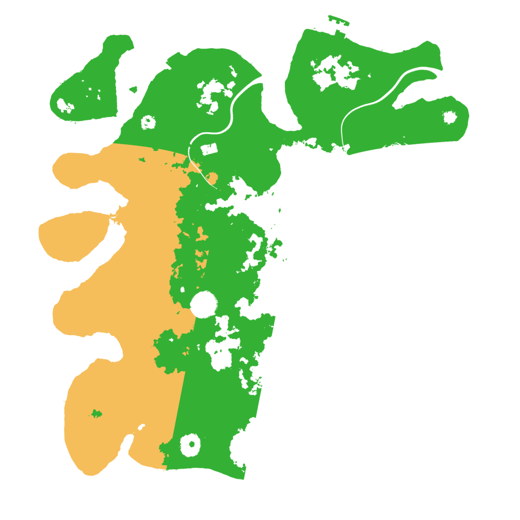 Biome Rust Map: Procedural Map, Size: 3550, Seed: 717315
