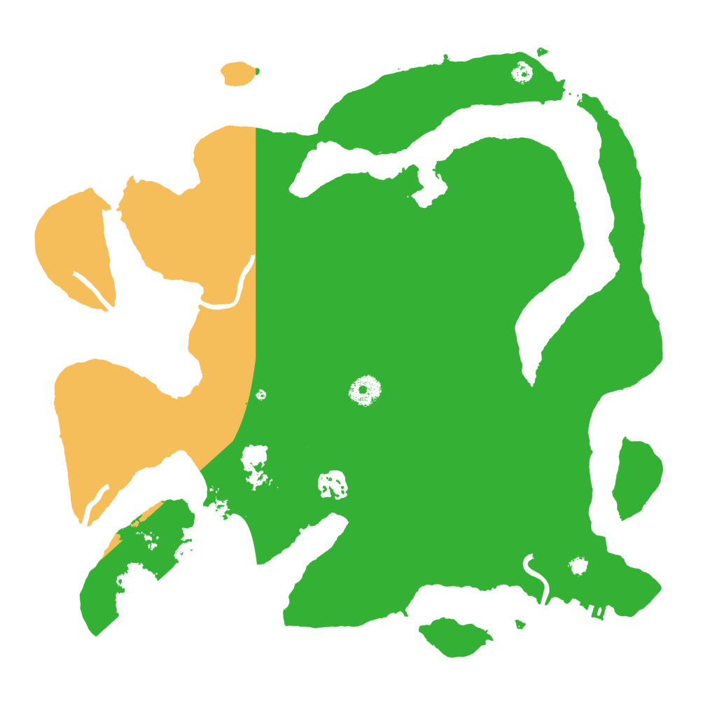 Biome Rust Map: Procedural Map, Size: 3550, Seed: 906479