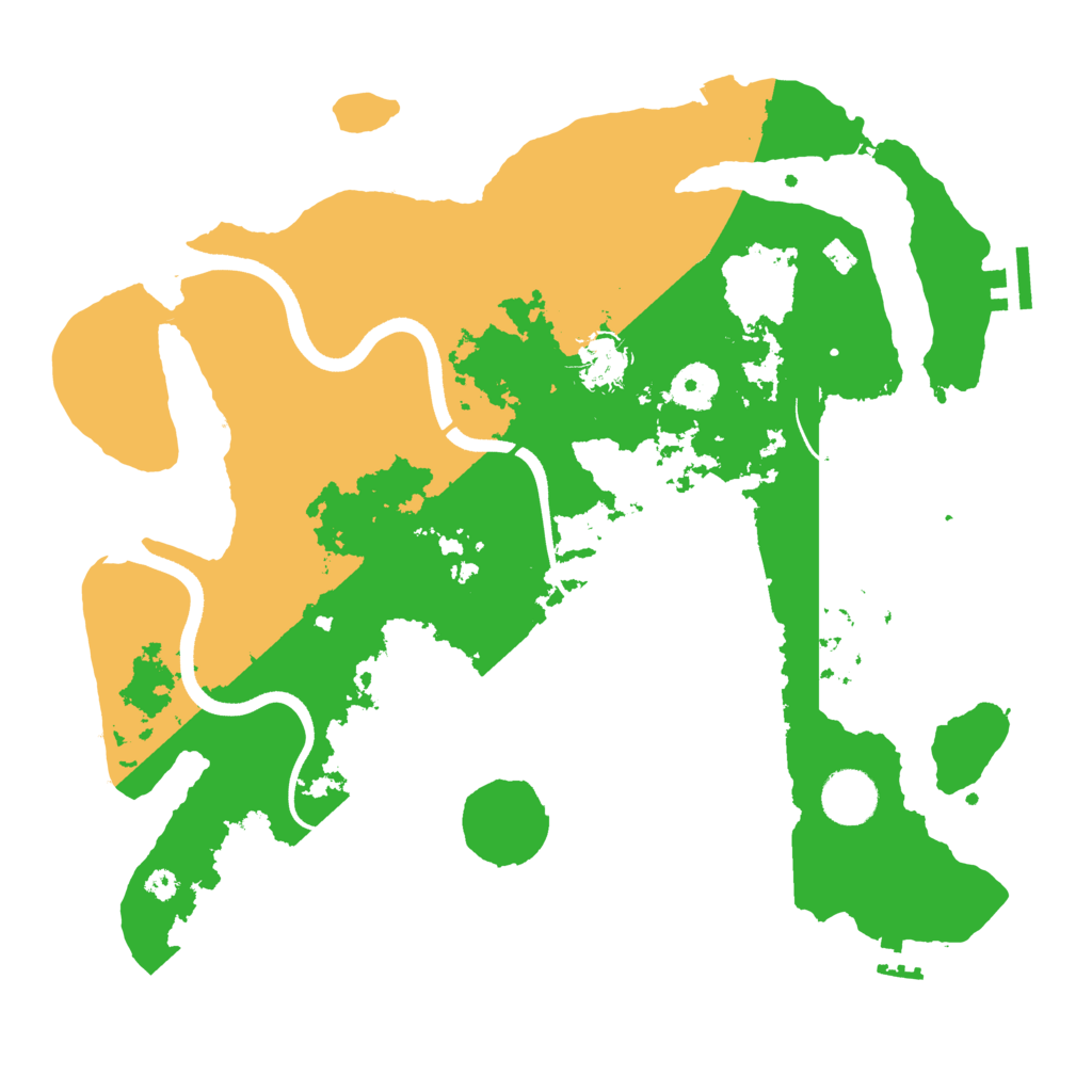Biome Rust Map: Procedural Map, Size: 3550, Seed: 906479