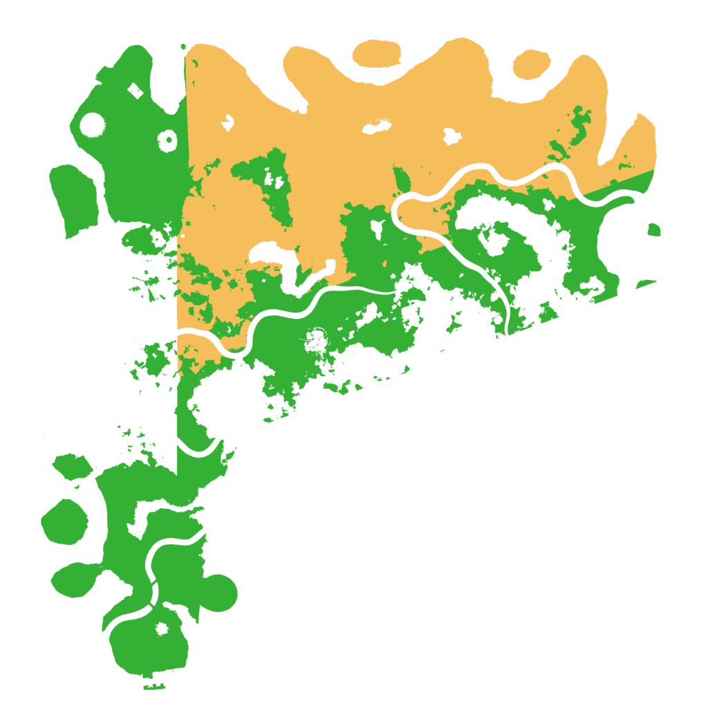 Biome Rust Map: Procedural Map, Size: 5000, Seed: 151316156