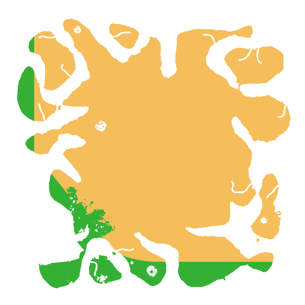 Biome Rust Map: Procedural Map, Size: 4300, Seed: 2025646466