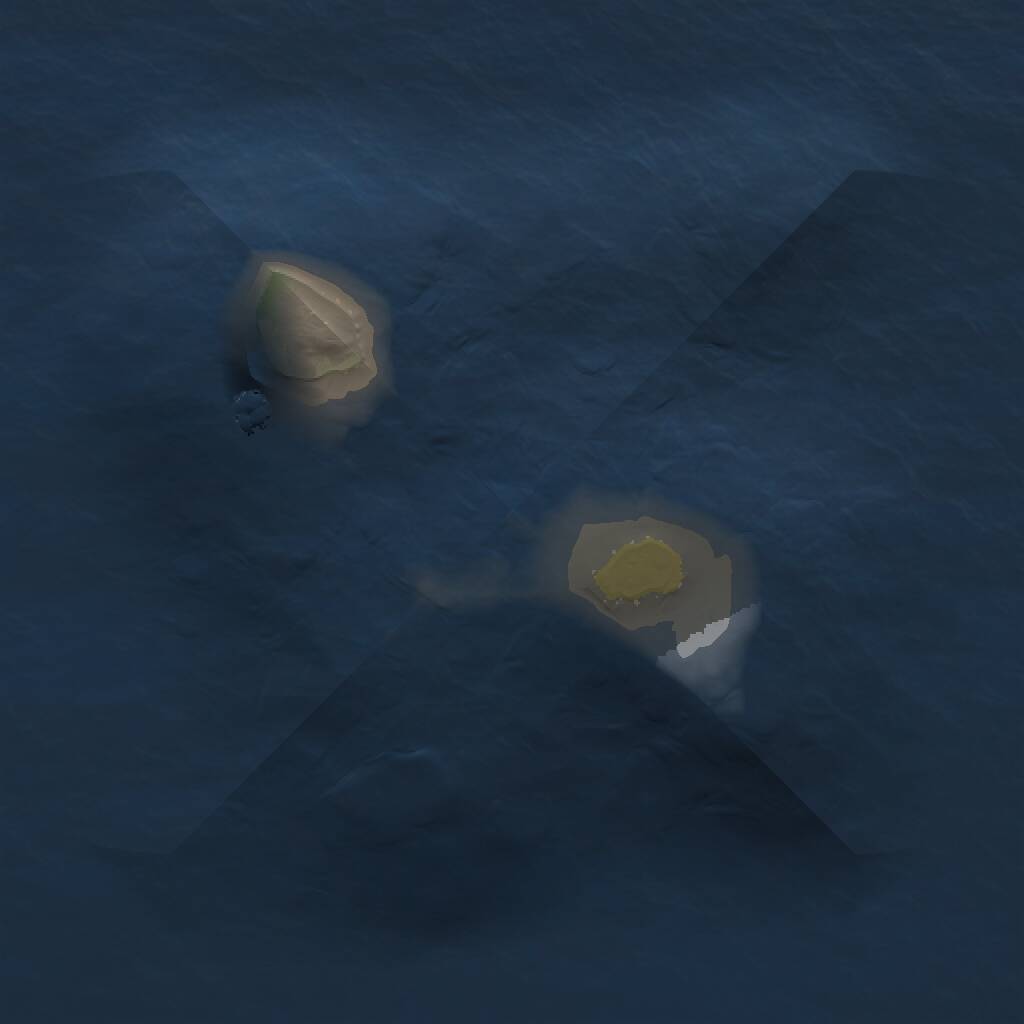 Rust Map: Procedural Map, Size: 1000, Seed: 58802053, 1 Monuments