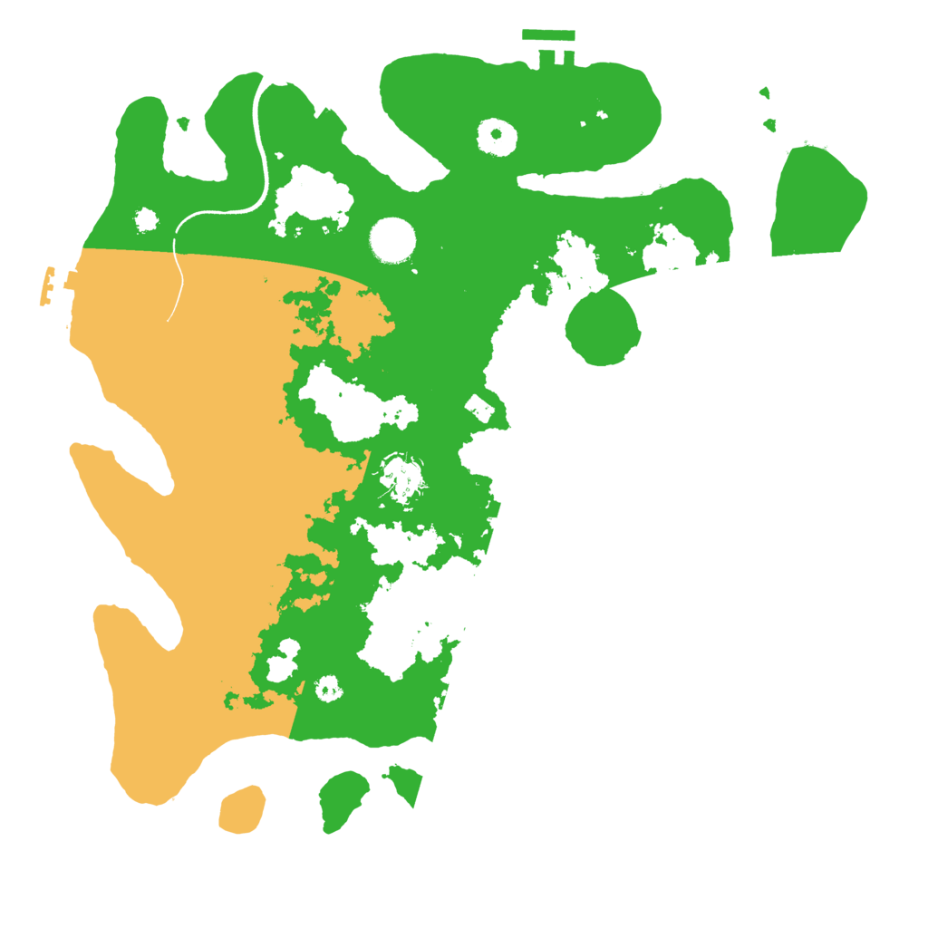 Biome Rust Map: Procedural Map, Size: 3550, Seed: 622756