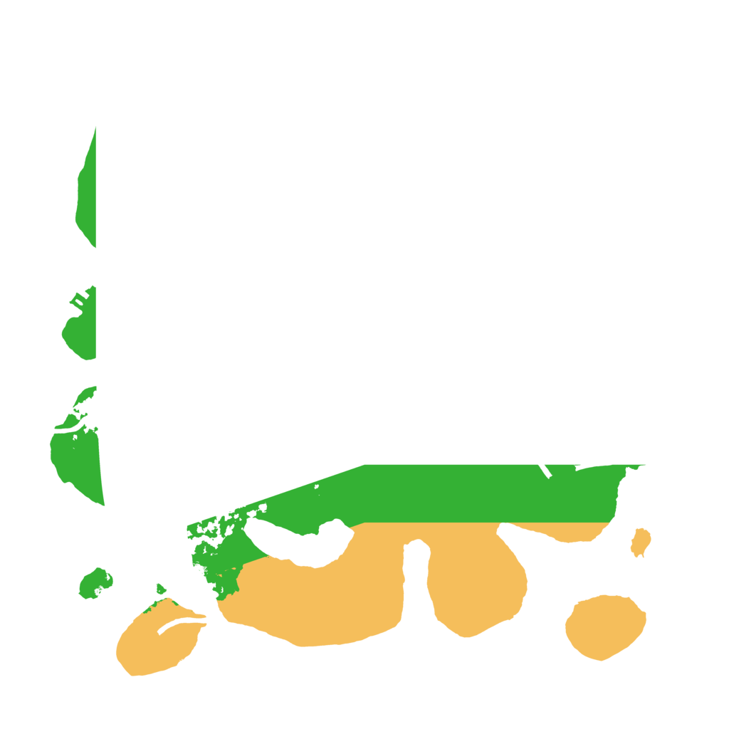 Biome Rust Map: Procedural Map, Size: 3500, Seed: 136446762