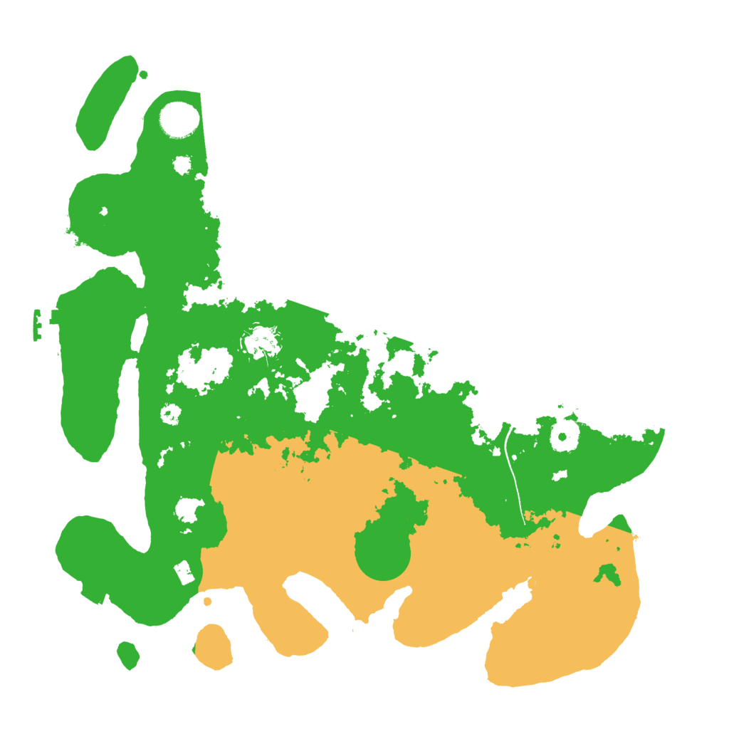 Biome Rust Map: Procedural Map, Size: 3500, Seed: 1330450514