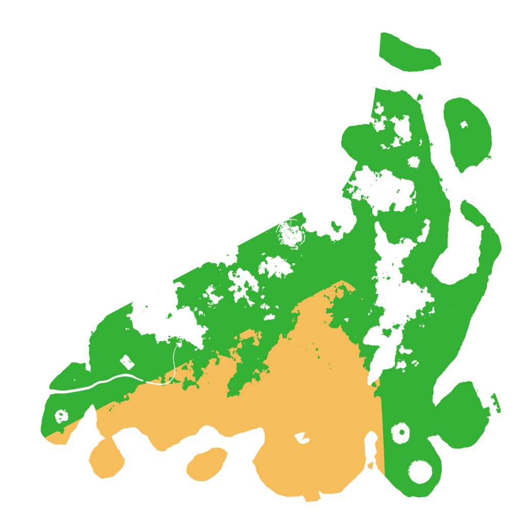 Biome Rust Map: Procedural Map, Size: 4000, Seed: 938815
