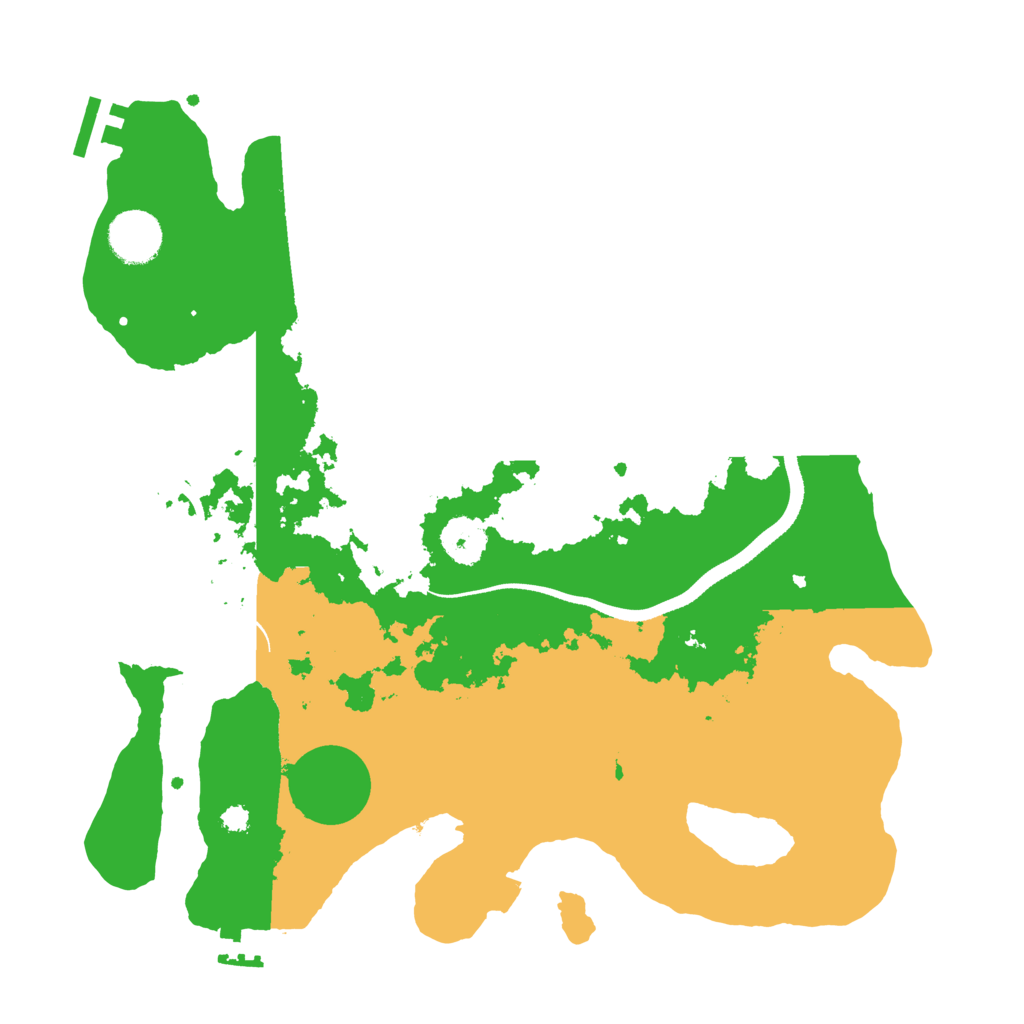 Biome Rust Map: Procedural Map, Size: 3400, Seed: 17122021