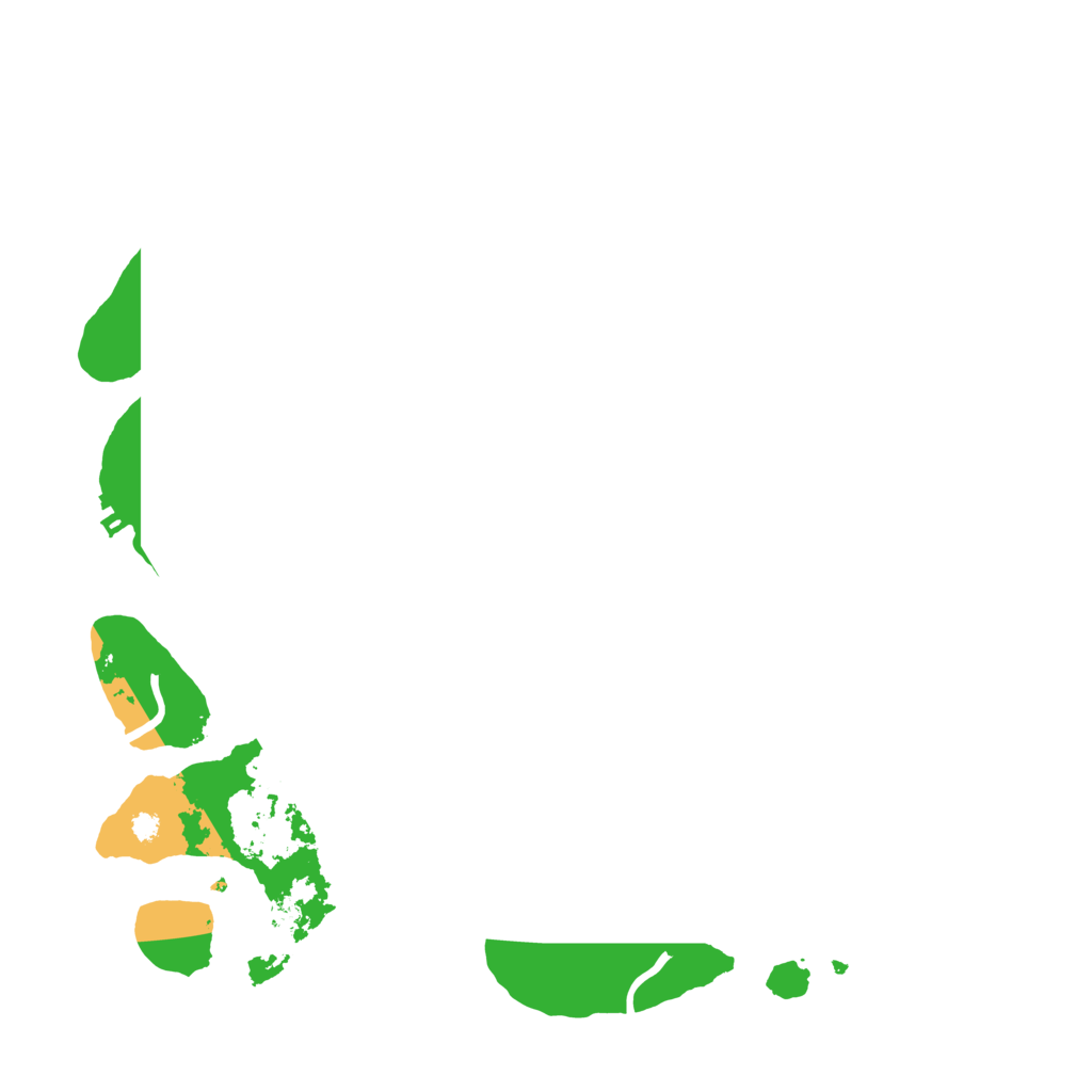 Biome Rust Map: Procedural Map, Size: 3500, Seed: 915699586