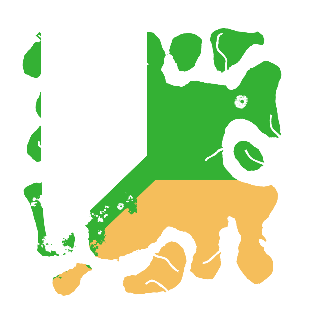 Biome Rust Map: Procedural Map, Size: 3550, Seed: 309221