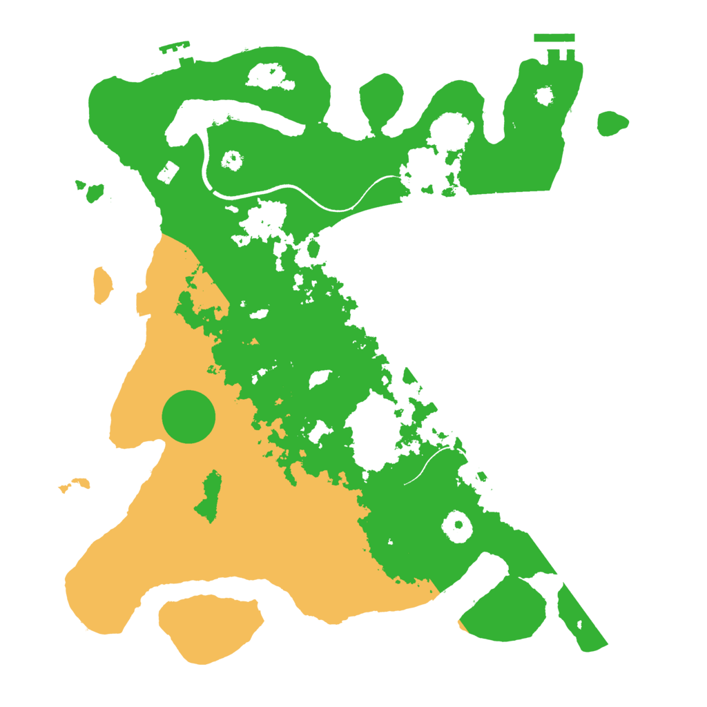 Biome Rust Map: Procedural Map, Size: 3500, Seed: 1406311732