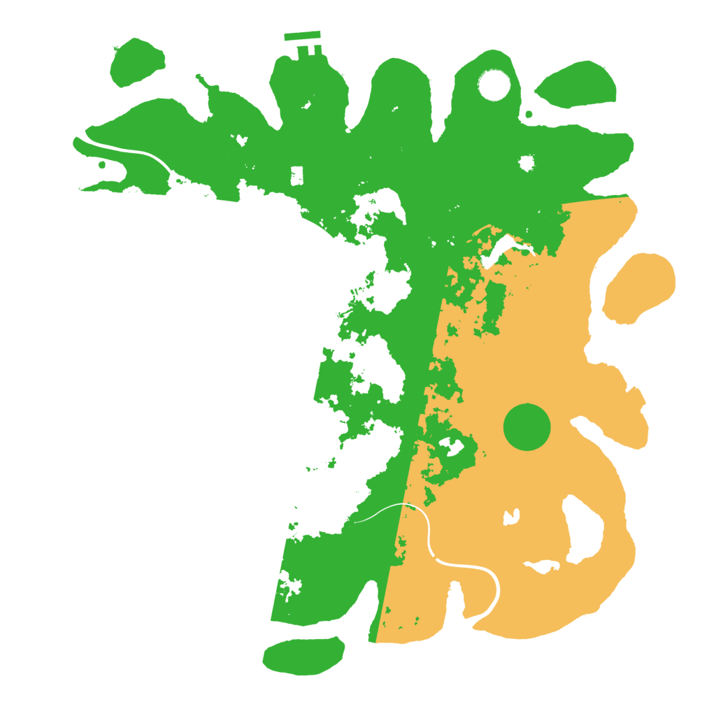 Biome Rust Map: Procedural Map, Size: 4000, Seed: 743371