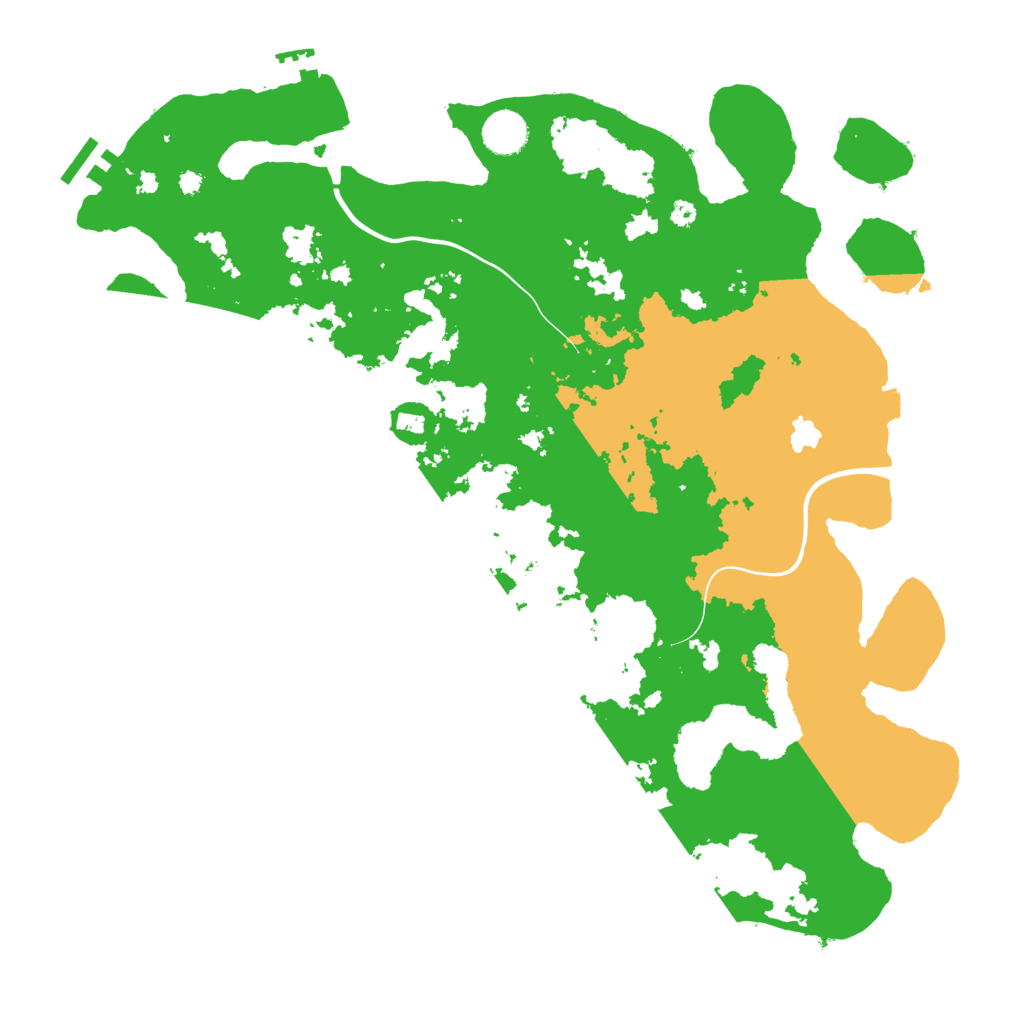 Biome Rust Map: Procedural Map, Size: 4000, Seed: 146330