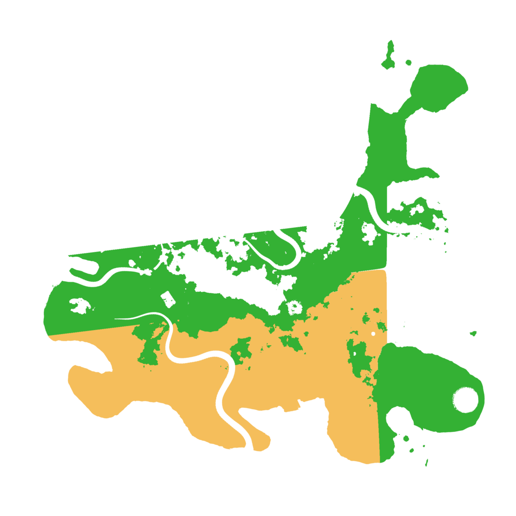 Biome Rust Map: Procedural Map, Size: 3600, Seed: 1004473792