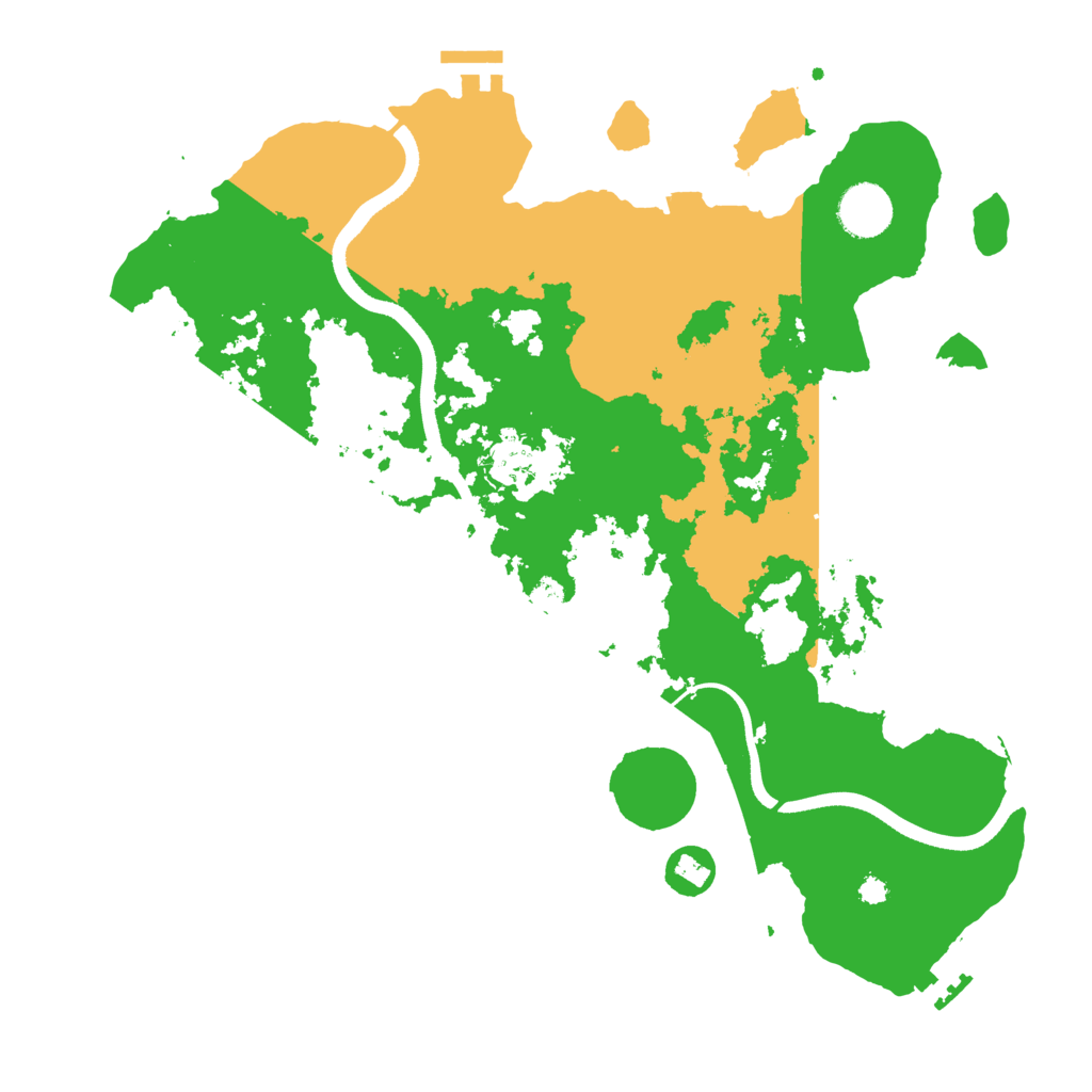Biome Rust Map: Procedural Map, Size: 3550, Seed: 835536