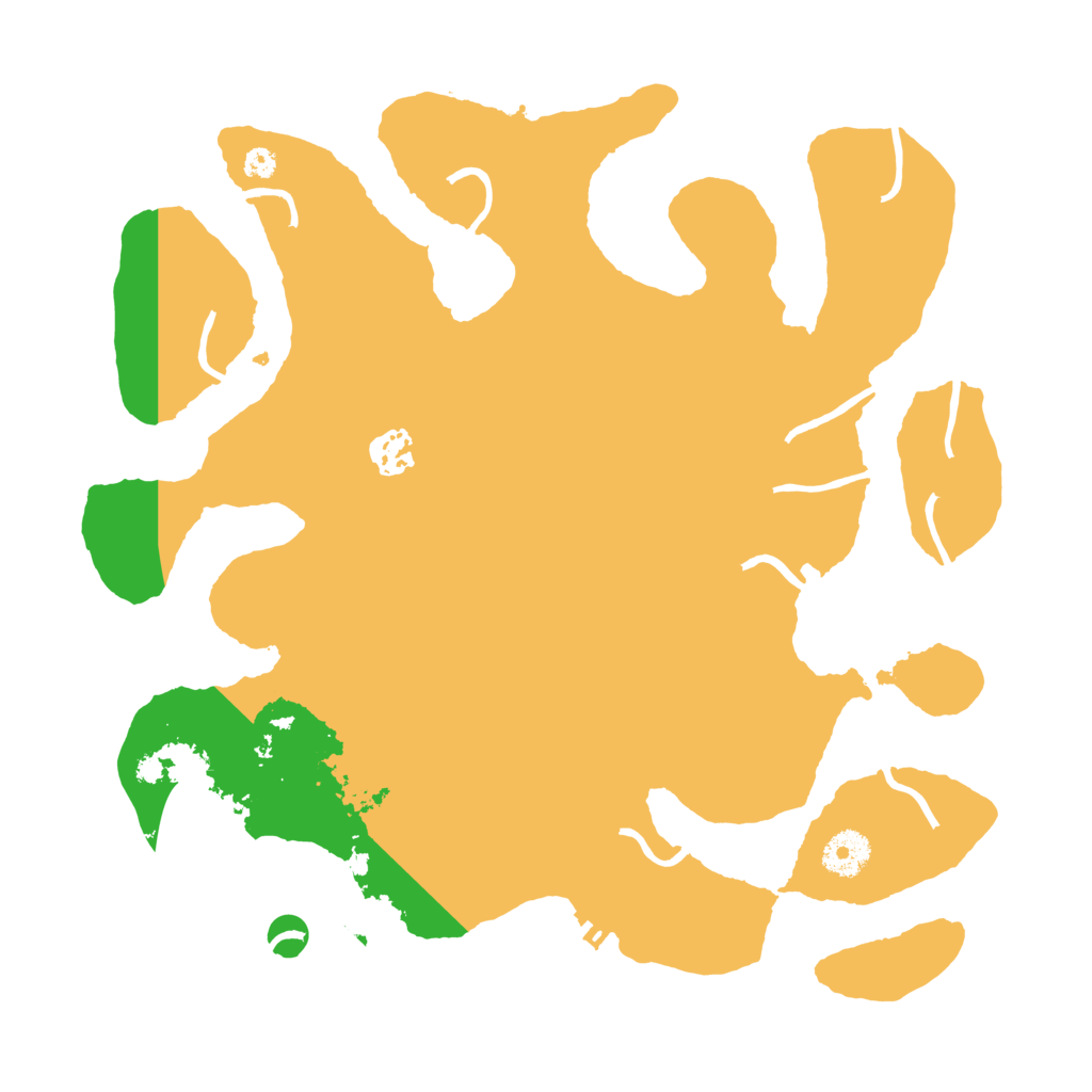 Biome Rust Map: Procedural Map, Size: 3550, Seed: 271774