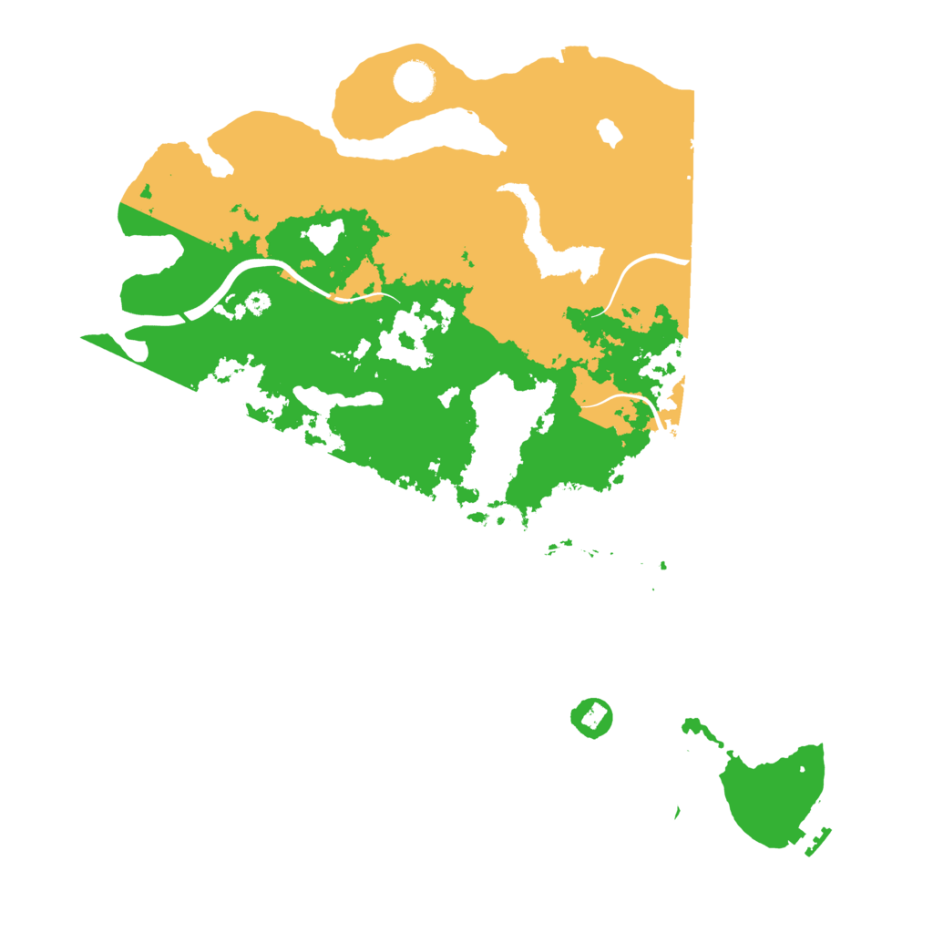 Biome Rust Map: Procedural Map, Size: 4000, Seed: 435831