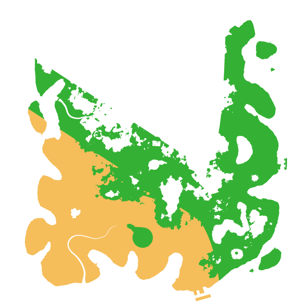 Biome Rust Map: Procedural Map, Size: 4000, Seed: 686777