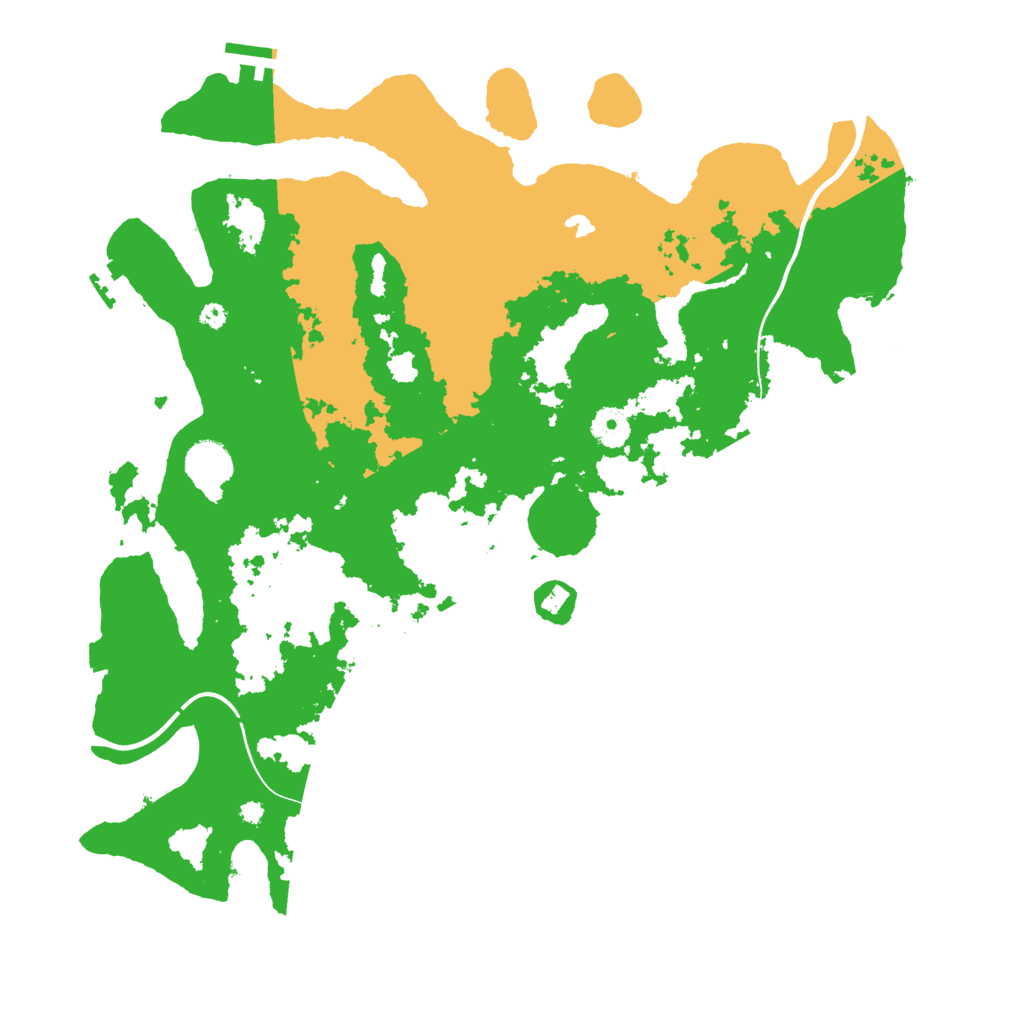 Biome Rust Map: Procedural Map, Size: 4000, Seed: 353095