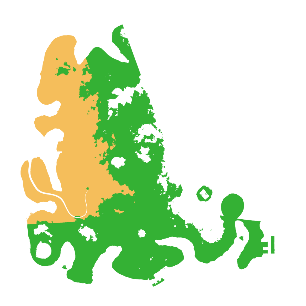 Biome Rust Map: Procedural Map, Size: 3550, Seed: 581422
