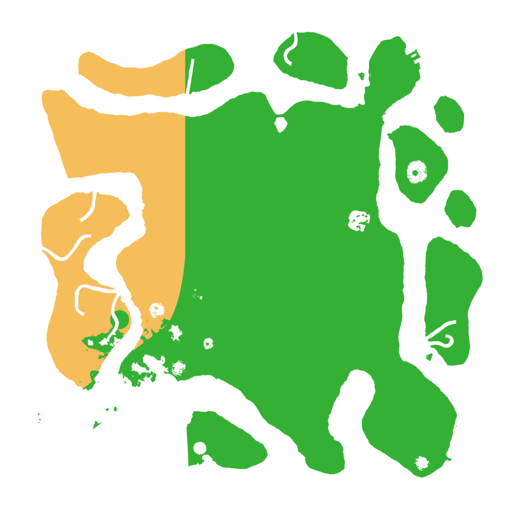 Biome Rust Map: Procedural Map, Size: 3600, Seed: 2525222